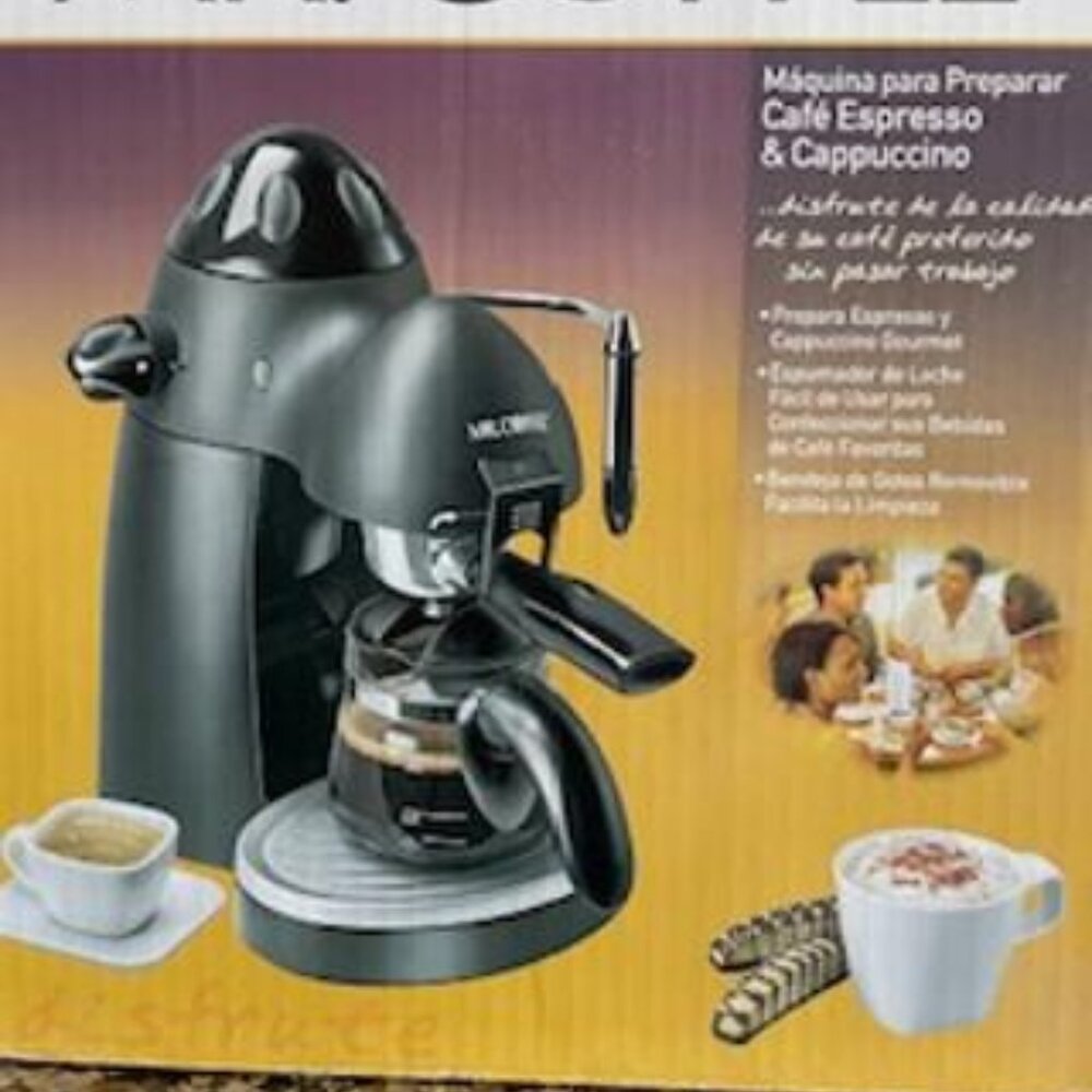 NEW!  Mr. Coffee Steam Espresso and Cappuccino Maker